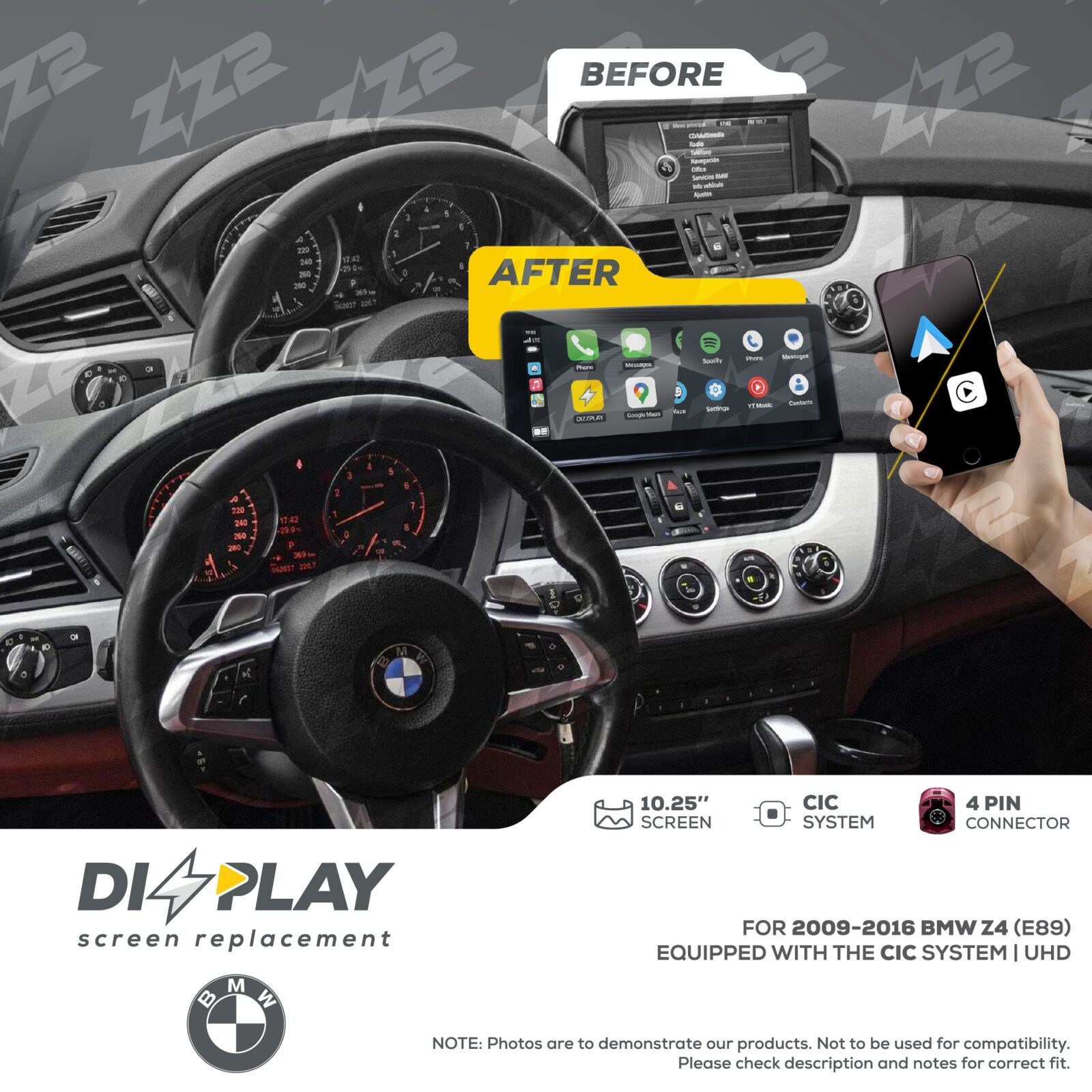 ZZ-2 DIZZPLAY BMW Z4 E89 2009-2016 CIC